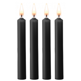 Ouch! Set aus 4 Mini-Kerzen SM Wax Schwarz