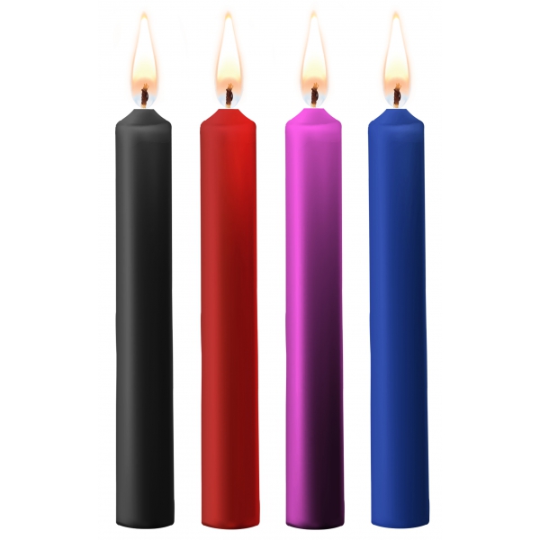 Set di 4 mini candele SM Wax multicolore