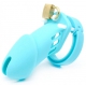 Silicone Chastity Cage Bran 9 x 3cm Blue