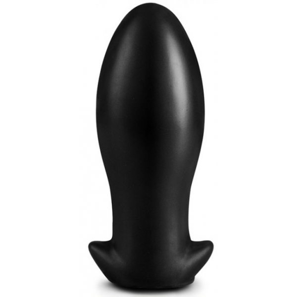 Silicone plug Saurus Egg S 10 x 4.5 cm Black