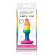 Rainbow Silicone Plug 8 x 2.4 cm