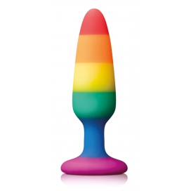 Colours Rainbow Silicone Plug 10 x 2.8 cm