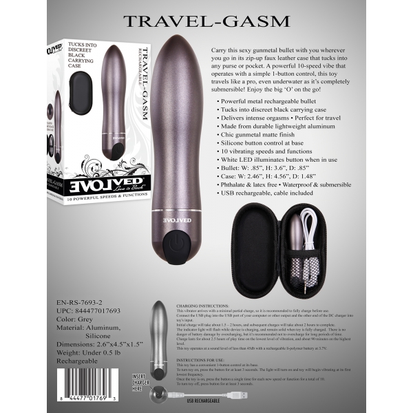 Mini vibro Travel Gasm 9cm