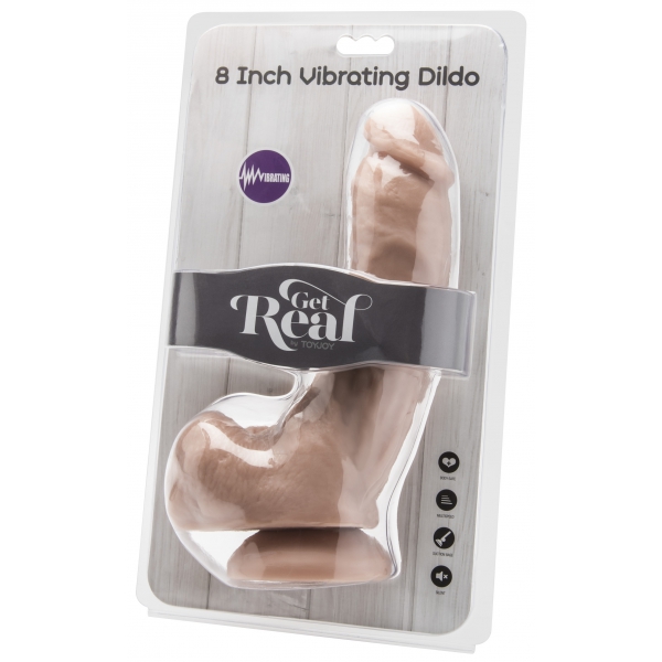 Consolador vibrador Get Real 17 x 5,5 cm