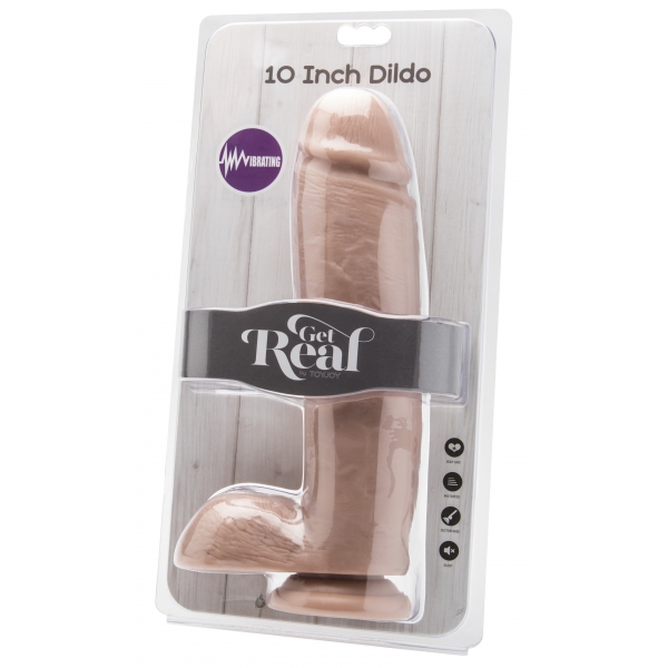 Obter dildo vibratório real 22 x 6 cm