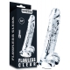 Transparent Dildo with Flawless Purse 16 x 3.5 cm