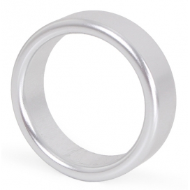 Aluminium Cockring Cirkel 15mm Zilver