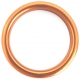 Aluminum Cockring Circle 15mm Gold