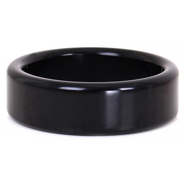 Aluminum Cockring Circle 15mm Black