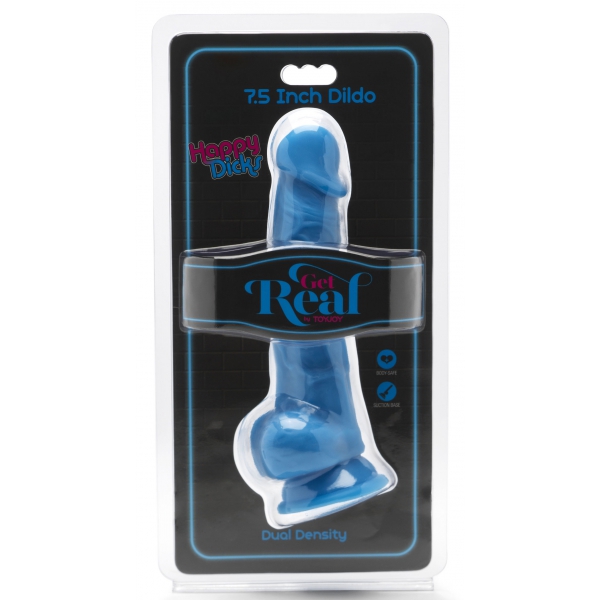 Consolador Happy Dick 14 x 3,8 cm Azul