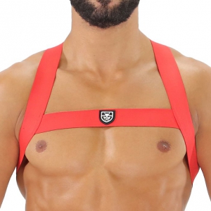 TOF Paris Elastic Harness FETISH X Red