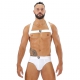 Fetish X Elastic Harness Branco