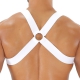 Elastic harness Fetish X White