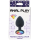Rainbow Jewel Plug M 7 x 3.5 cm