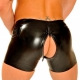 Latex Wielershort met Rits