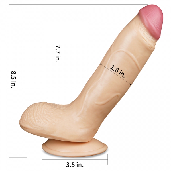 Dildo realistico Enduro 17 x 4,5 cm