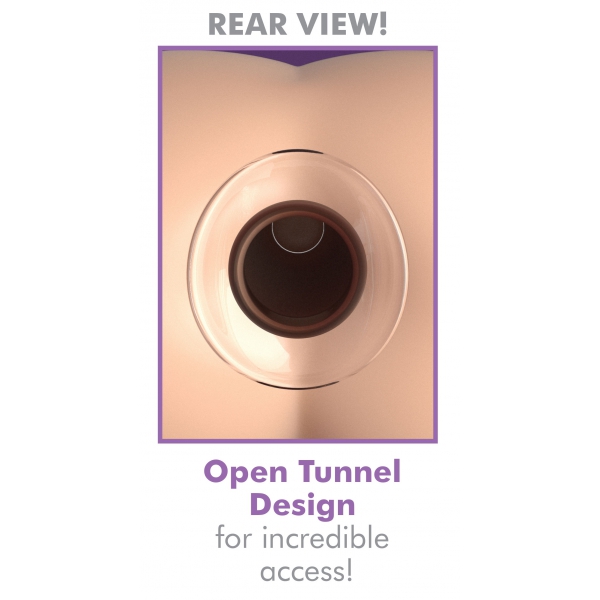 Mega Gaper glass tunnel plug 10 x 5.2 cm - Opening 3cm