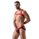 Mesh Jock Noir-Rouge