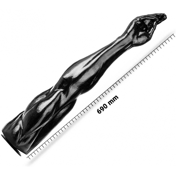 DeepR Mega Muscle Fist Arm 65 x 13,5cm Negro