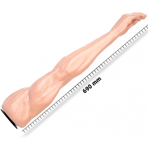 DeepR mega Muscle Fist arm 65 x 13,5 cm Carne