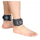 Leather ankle cuffs Black