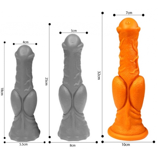 Dildo Canis L 28 x 8,5 cm