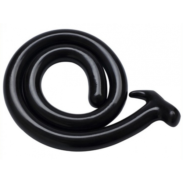 Dildo lungo Mega Snake 100 x 3 cm nero