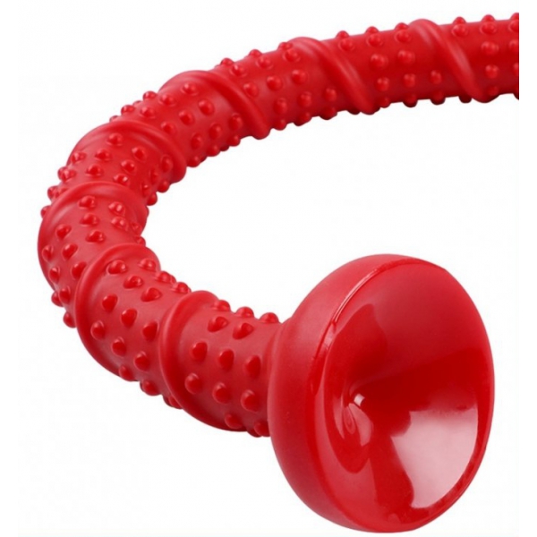 Dildo lungo a spirale a punti 50 x 3,5 cm