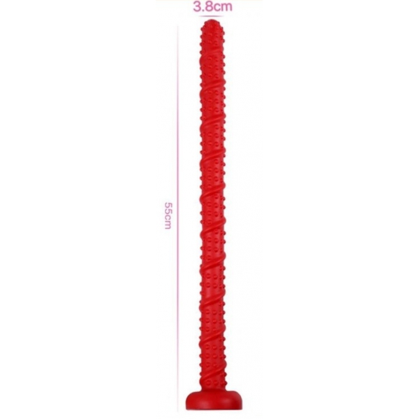 Langer Dildo Spiral Dot 50 x 3.5cm