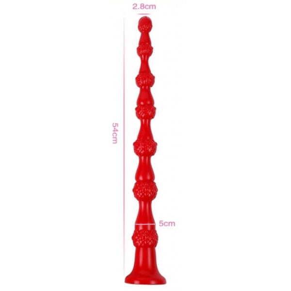 Contas longas de Dildo Reptil 50 x 5cm