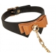 Black and Brown Butler Collar and Lead