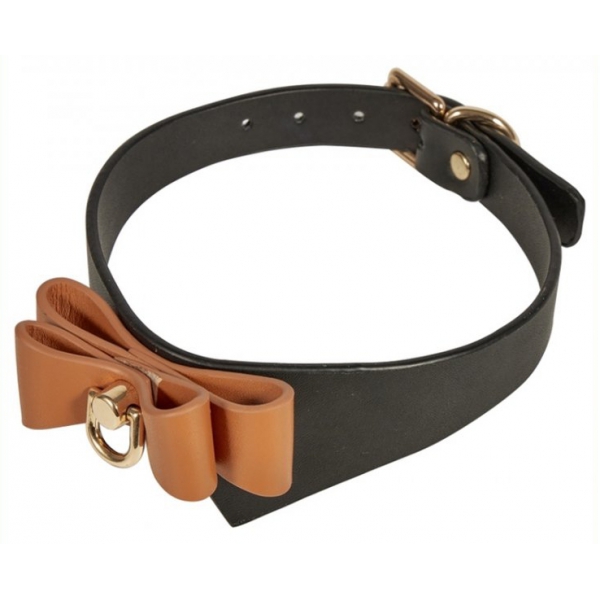 Black and Brown Butler Collar and Lead