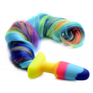 Tailz Unicorn Tail Plug 9 x 3.2cm - 50cm tail