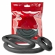 Set di 3 cockring in silicone ultra elasticizzato Wrap