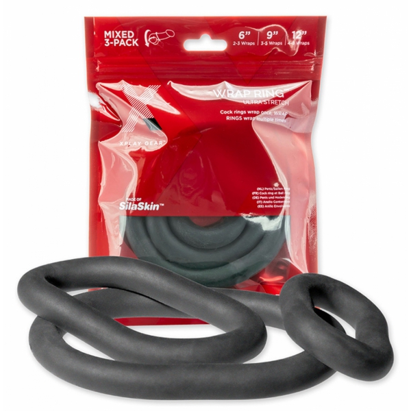 Conjunto de 3 Pénis de Silicone Ultra Esticado