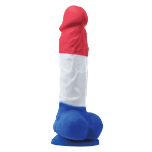 Colours Tricolor Dildo Small 13.5 x 4cm