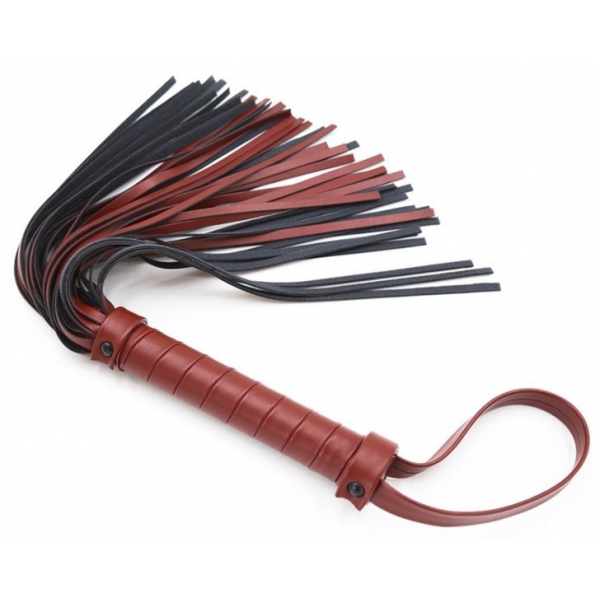 Flirting Martinet Schwarz und Rot 40cm