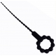 Vibrierender Urethrastab mit O-Ring 17,5cm - Durchmesser 3 bis 8mm