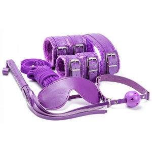  Conjunto BDSM Wicked Violet de 7 peças