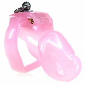Stop This chastity cage 9 x 3cm Pink