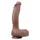 Realistische Dildo Natuur Lul Glimmend 20 x 5cm Métis