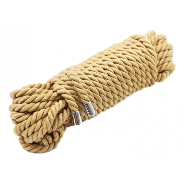 Cuerda de algodón dorada de 10 m