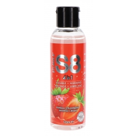 Lubricante Comestible Fresa-Vainilla 4en1 S8 125mL