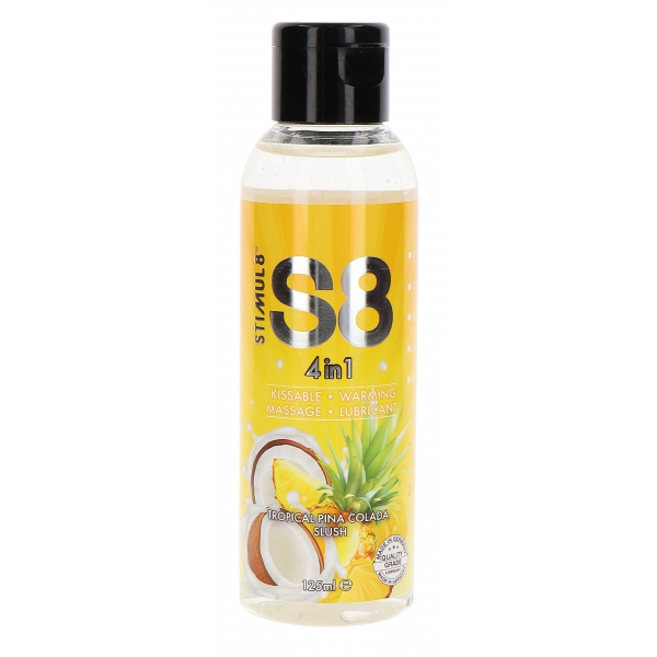 Lubricante Comestible Coco Piña Colada 4en1 S8 125mL