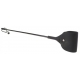 Silicone Double Layer Riding Crop Noir