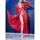 Nuria open dress - Red