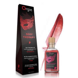 Orgie Sexy Therapy Aardbeien Kussen Massage Olie 100ml