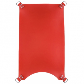 Sling en cuir rouge 4 points 