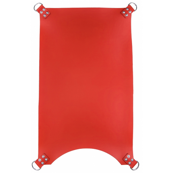 Leather Sling 4 Points Red