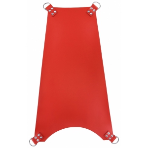 Mr Sling Cabestrillo de cuero 4 puntos ajustado rojo